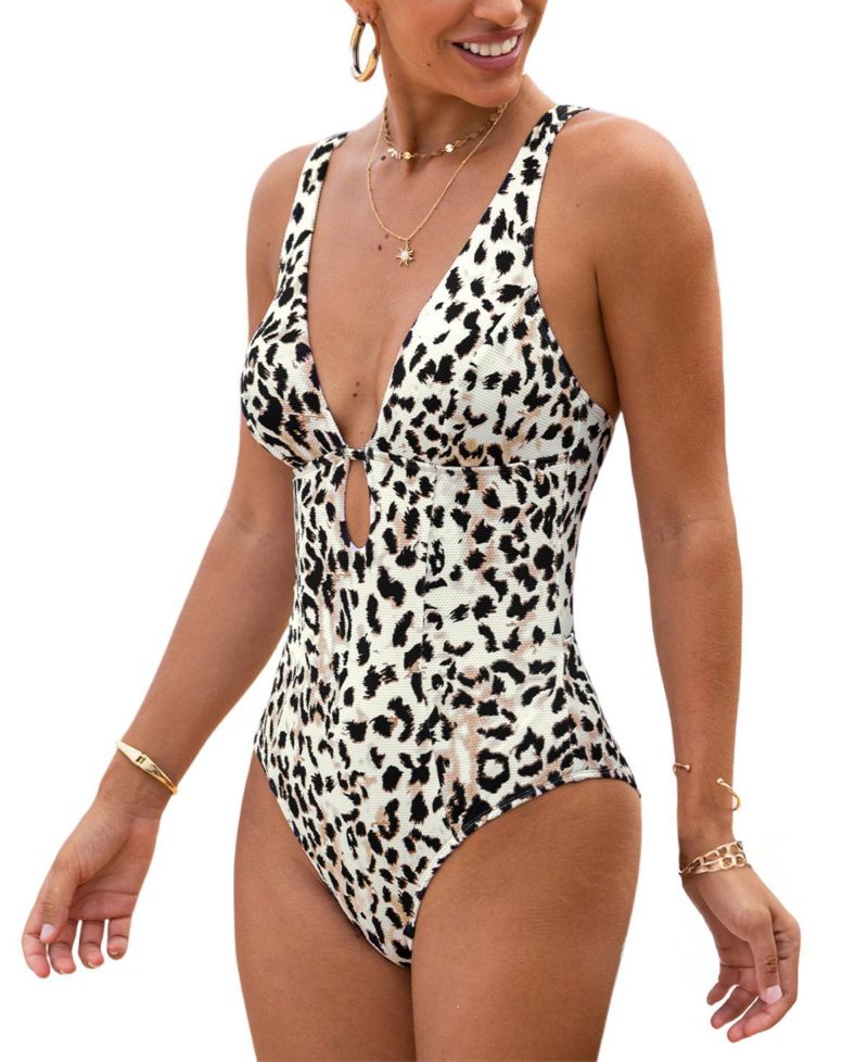 Women's Classic One-Piece Swimsuit with Back O-Ring Detail