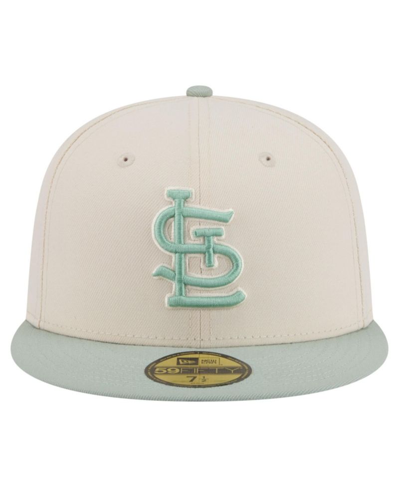 Men's Cream/Green St. Louis Cardinals Color Pack 59FIFTY Fitted Hat