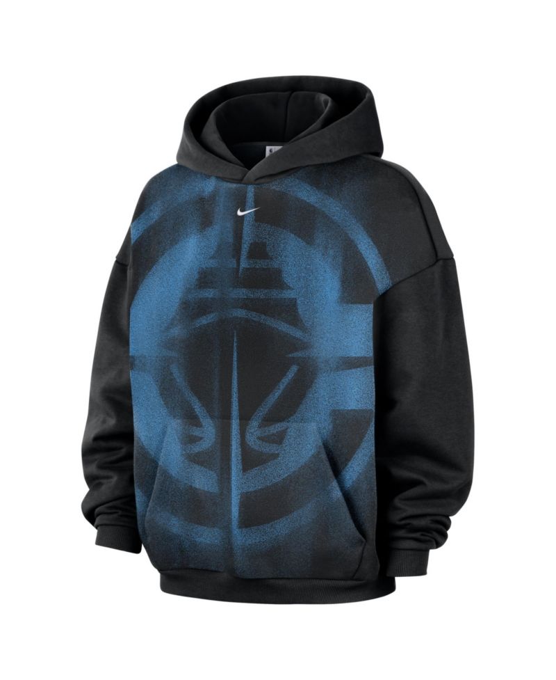 Men's Black La Clippers 2026 Standard Issue Practice Icon Fleece Pullover Hoodie