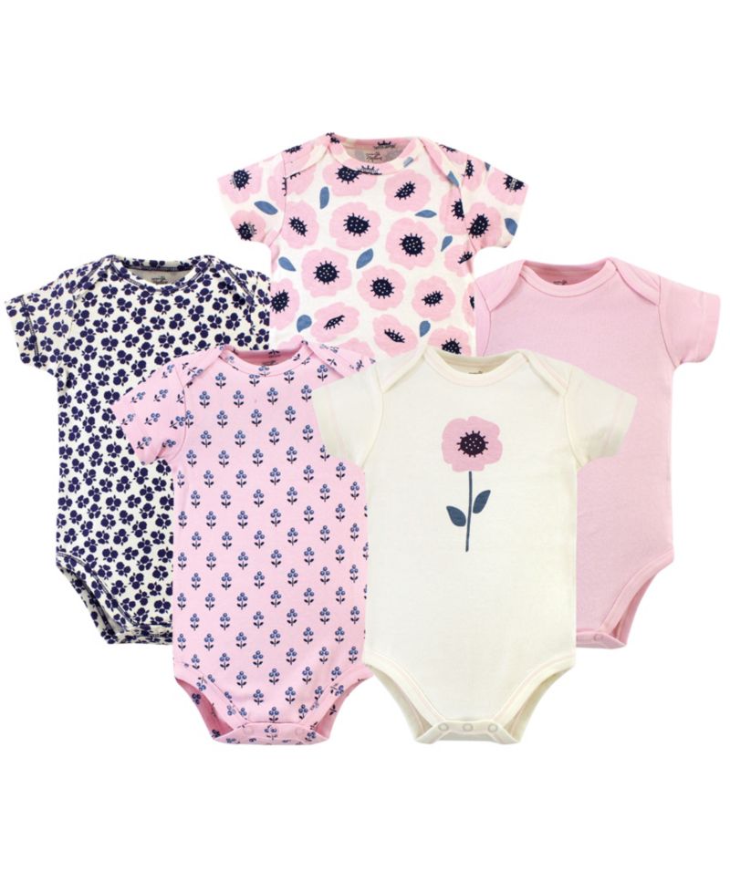 Baby Girls Natural Cotton Bodysuits