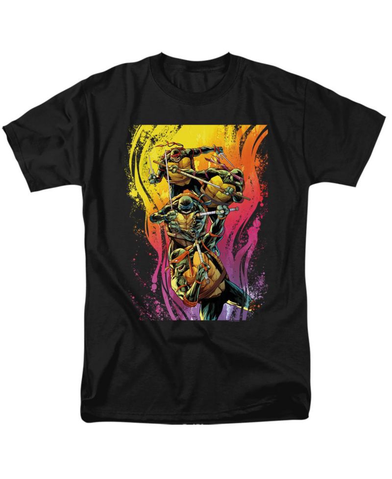 Men's TMNT Hot Rainbow Warriors T-Shirt