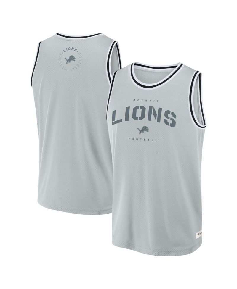 Men's Silver Detroit Lions Elements Future Ground Jersey