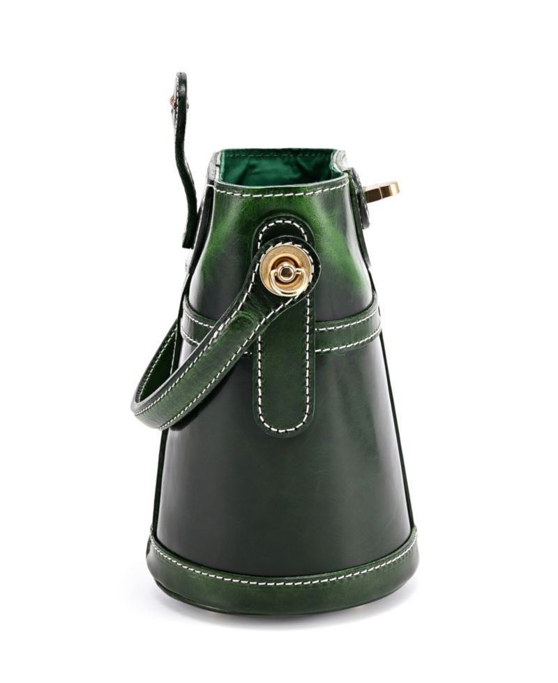 Begonia Vintage Bucket Crossbody Bag