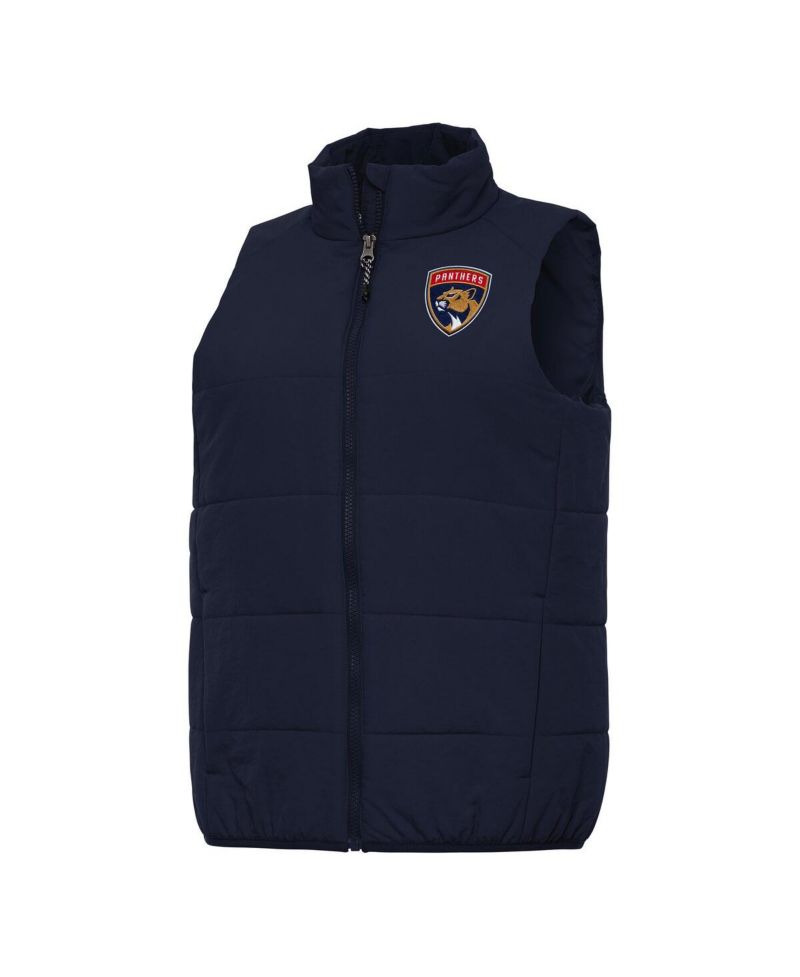 Women's Navy Florida Panthers Experience Full-Zip Vest
