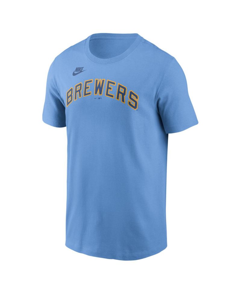 Men's Robin Yount Powder Blue Milwaukee Brewers Cooperstown Collection Name & Number T-Shirt