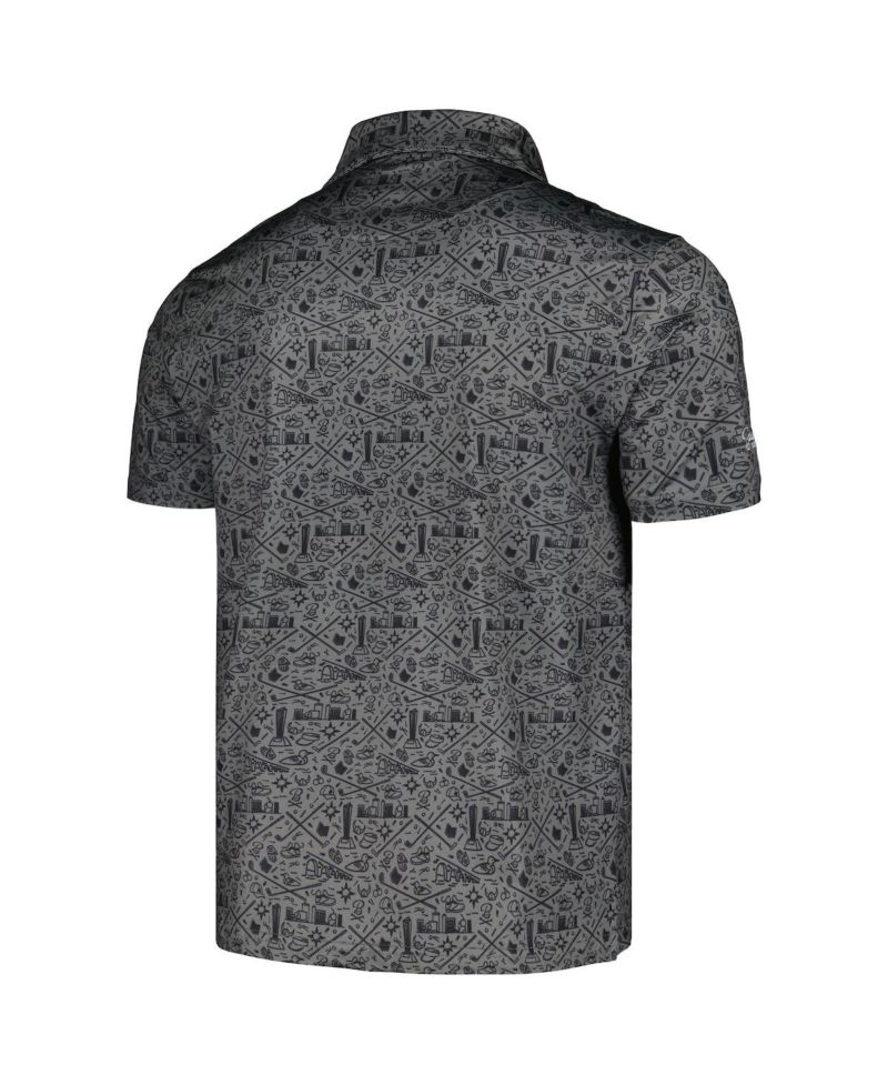 Men's Black 3M Open Polo Shirt