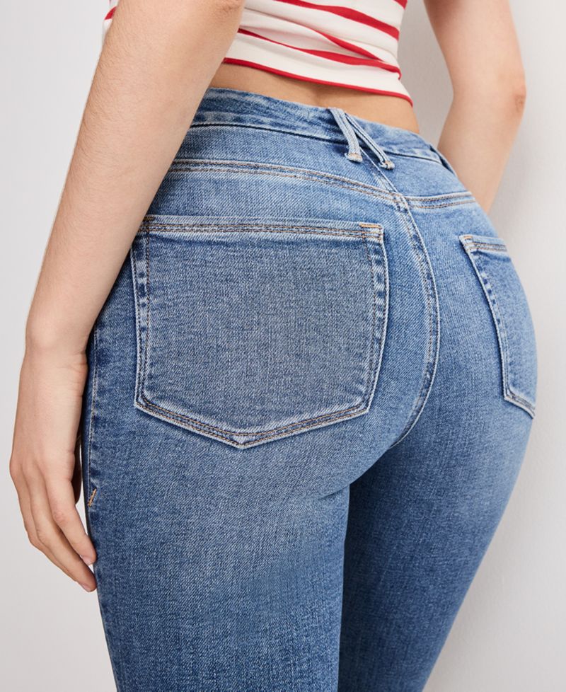 Women's Good Legs Cropped Mini Boot Jeans, Regular & Plus Size