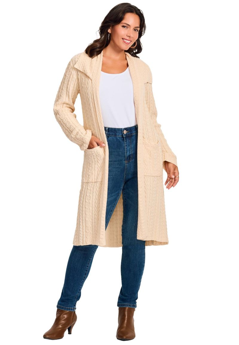 Women's Cable Cardigan