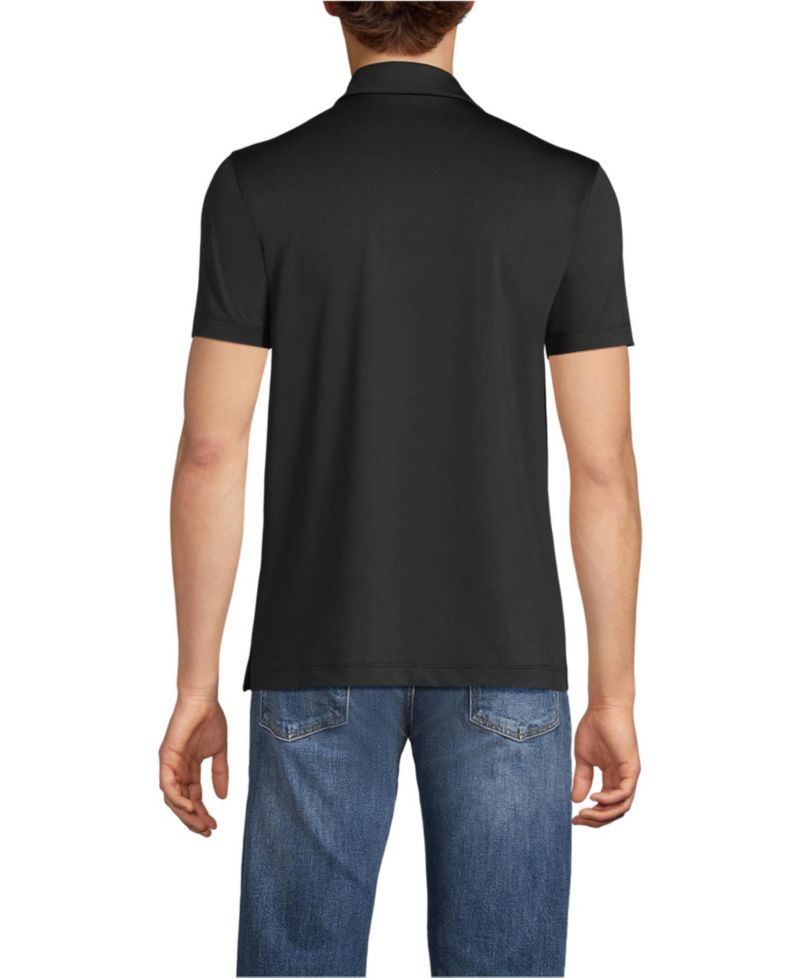 Men's School Uniform Rapid Dry Short Sleeve Modern Fit Polo