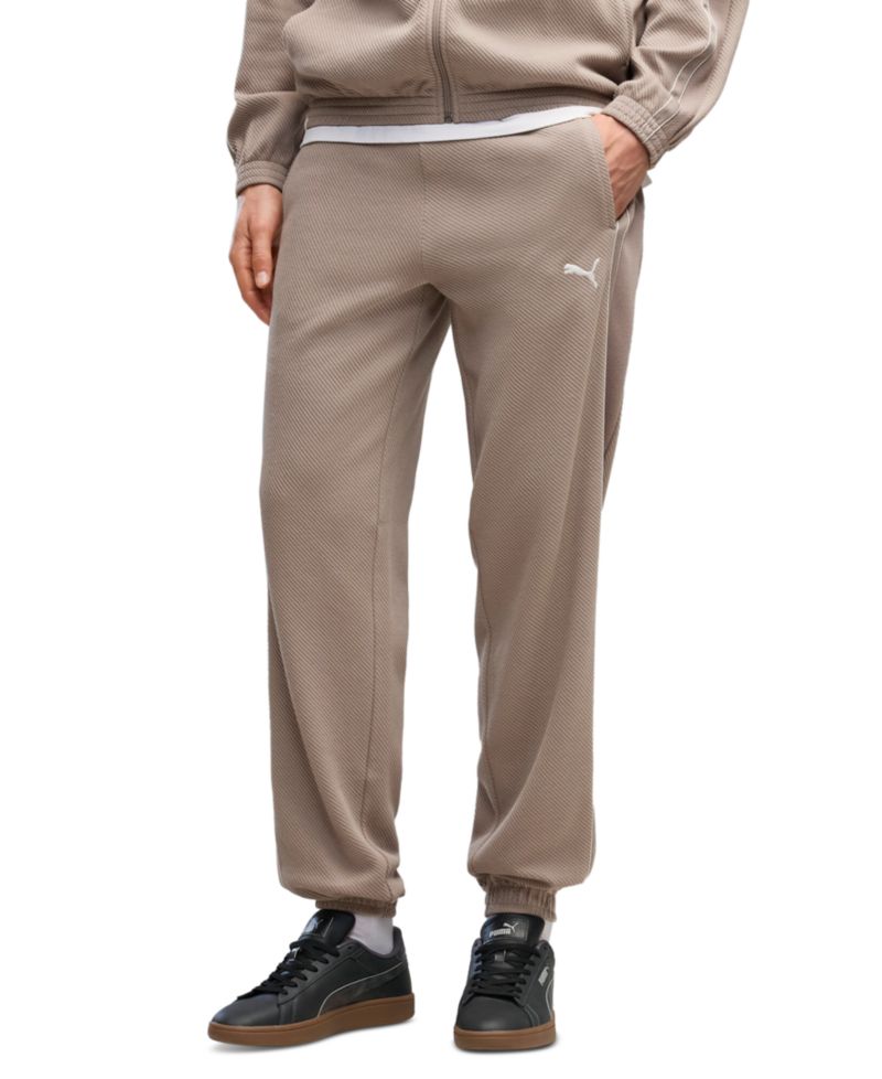 Men's Regular-Fit Twill Sweatpants