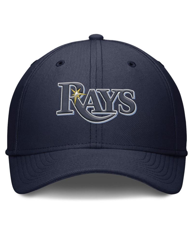 Men's Navy Tampa Bay Rays Rise Performance Flex Hat