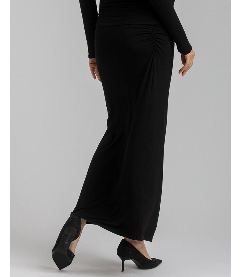 Maternity Ruched Bamboo Jersey Stretch Nike Skirt
