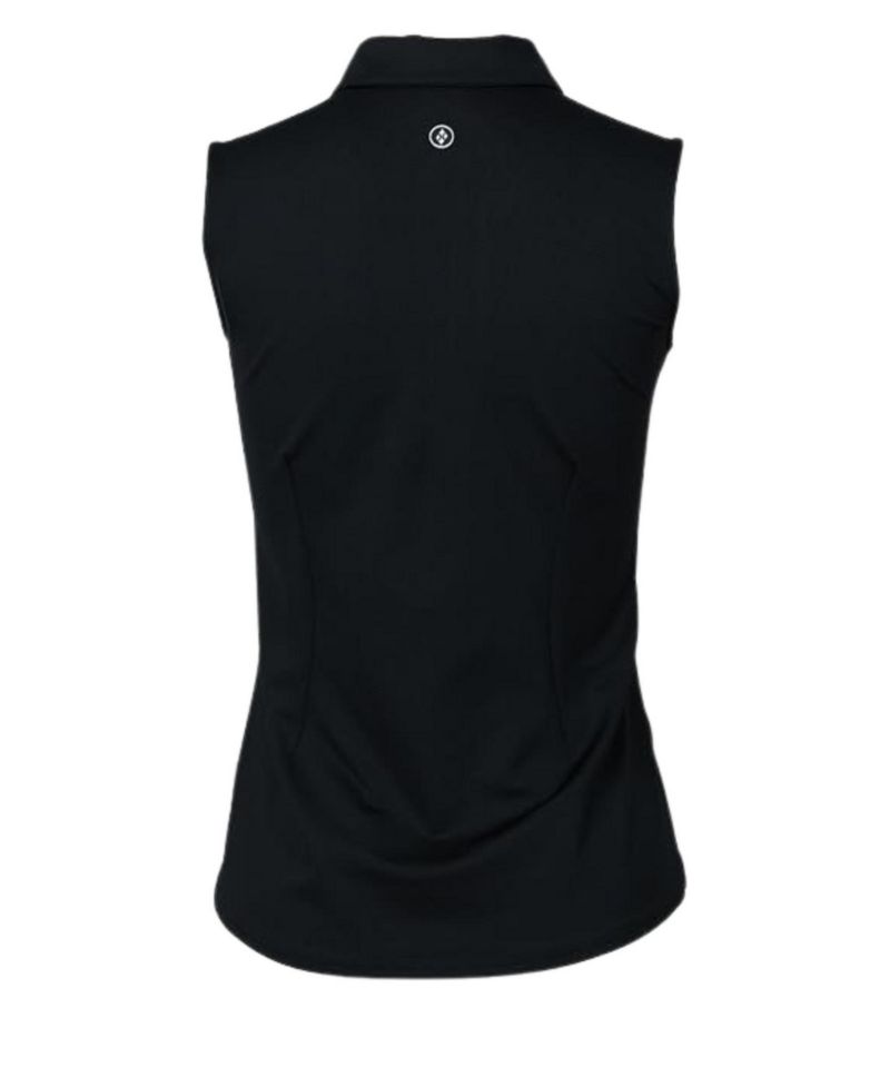 Women's Sleeveless Semi-Fitted Golf Polo