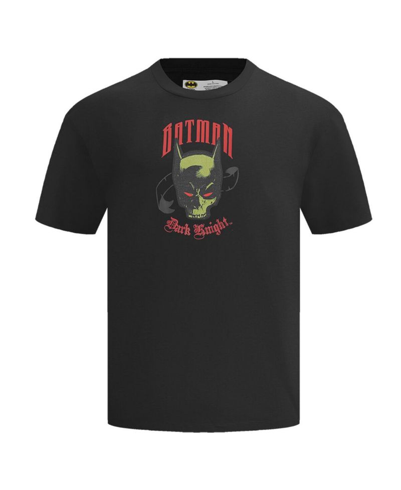 Men's Black Batman Comics Olde English T-Shirt