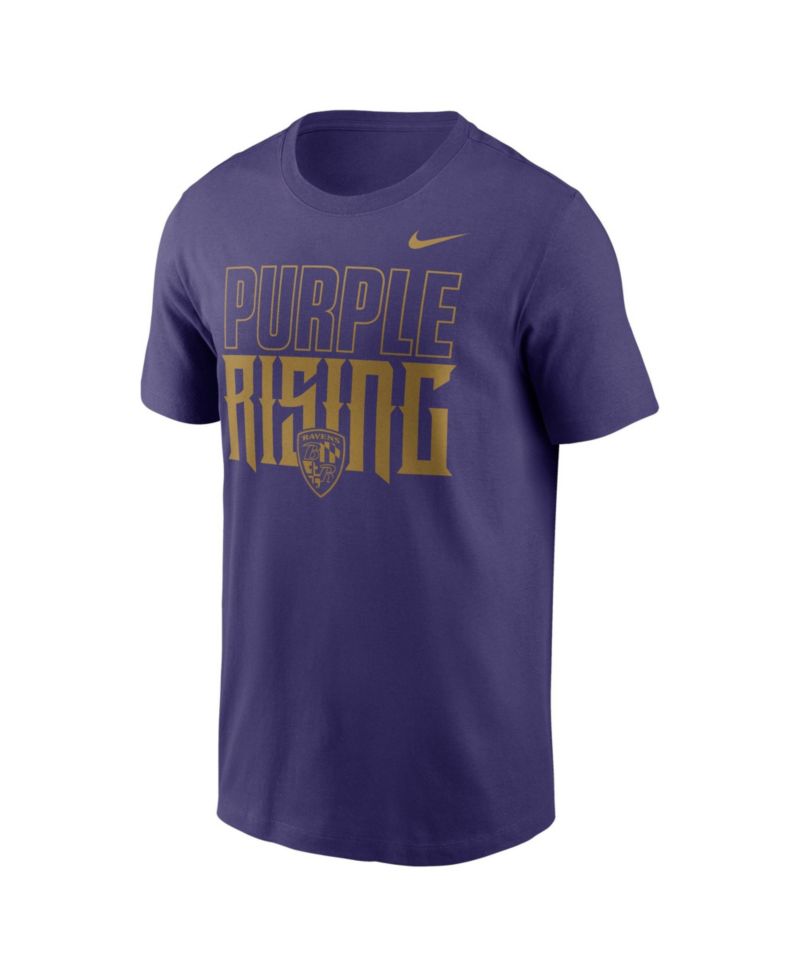 Men's Baltimore Ravens Pursuit Power Screen Print T-Shirt