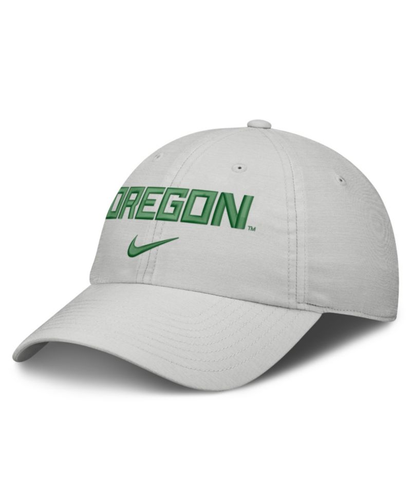 Men's and Women's Gray Oregon Ducks 2026 On-Field Gameday Club Adjustable Hat