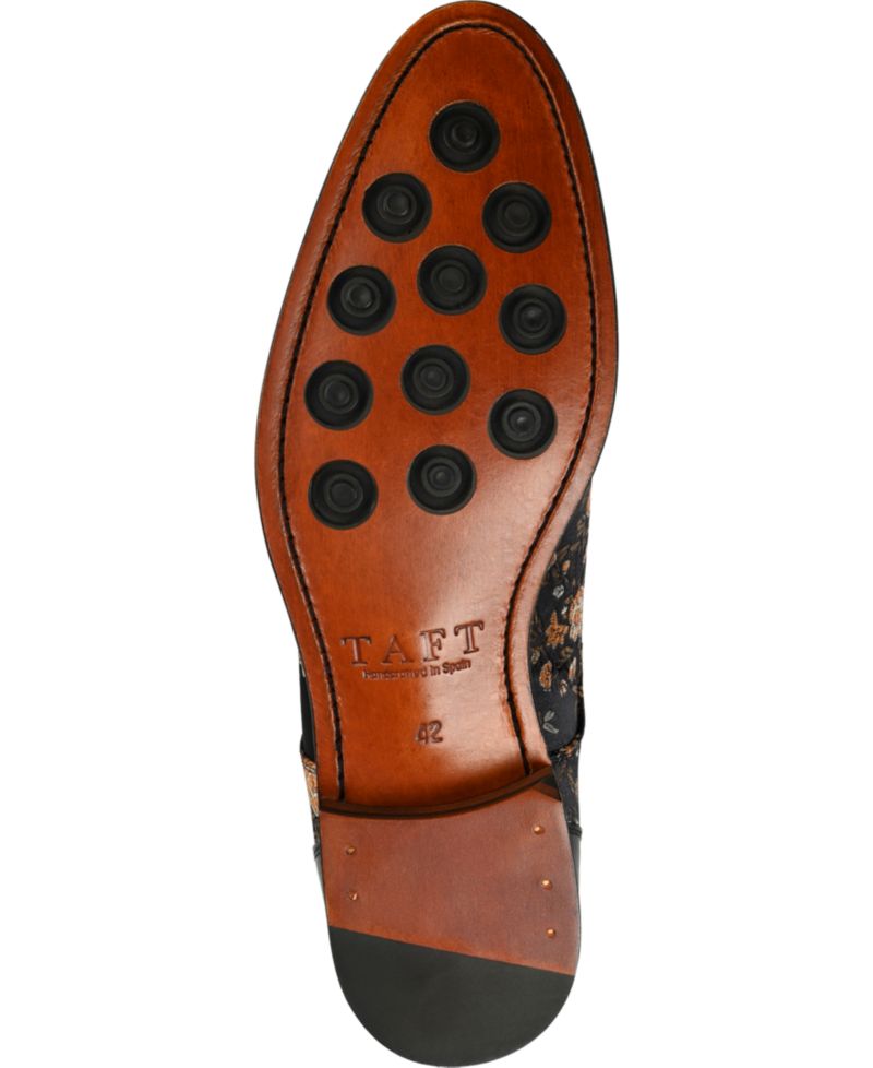 Men's Jack Handcrafted Leather, Velvet and Wool Dress Shoes