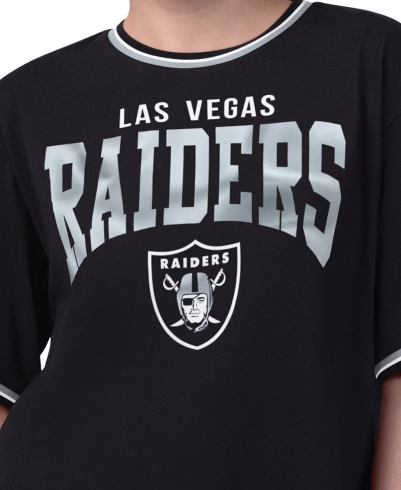 Women's Black Las Vegas Raiders Ace Cropped T-Shirt