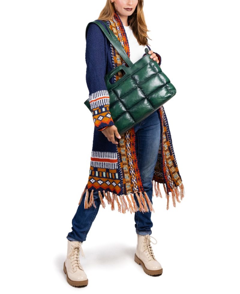 Puffy Clover Tote Bag