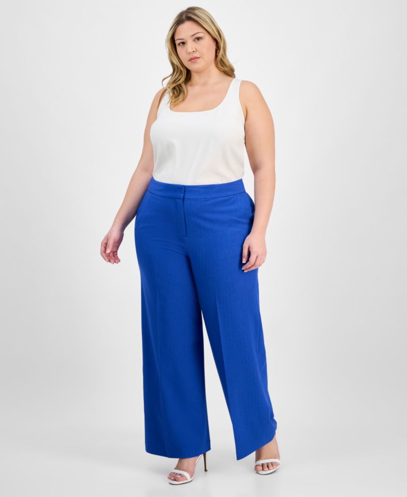 ASL Plus Size Wide-Leg Pants