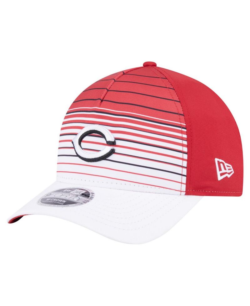 Men's Red Cincinnati Reds Gradient 9FORTY M-Crown Adjustable Hat