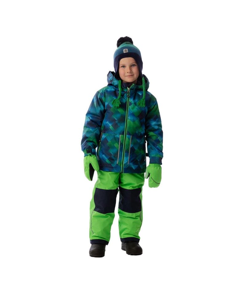 Little Boys Boy(6-14) Light Weight Two Piece Chill Snowsuit Checkered Print