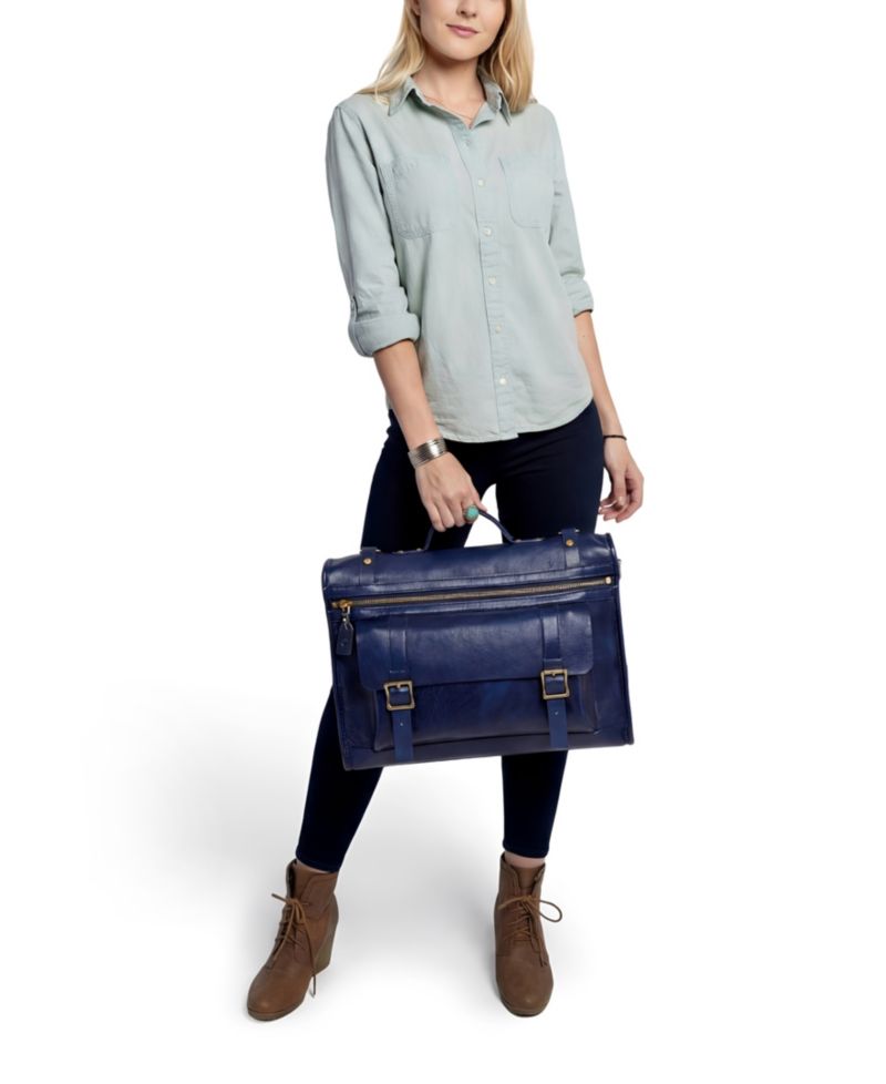 Stone Cove Leather Briefcase