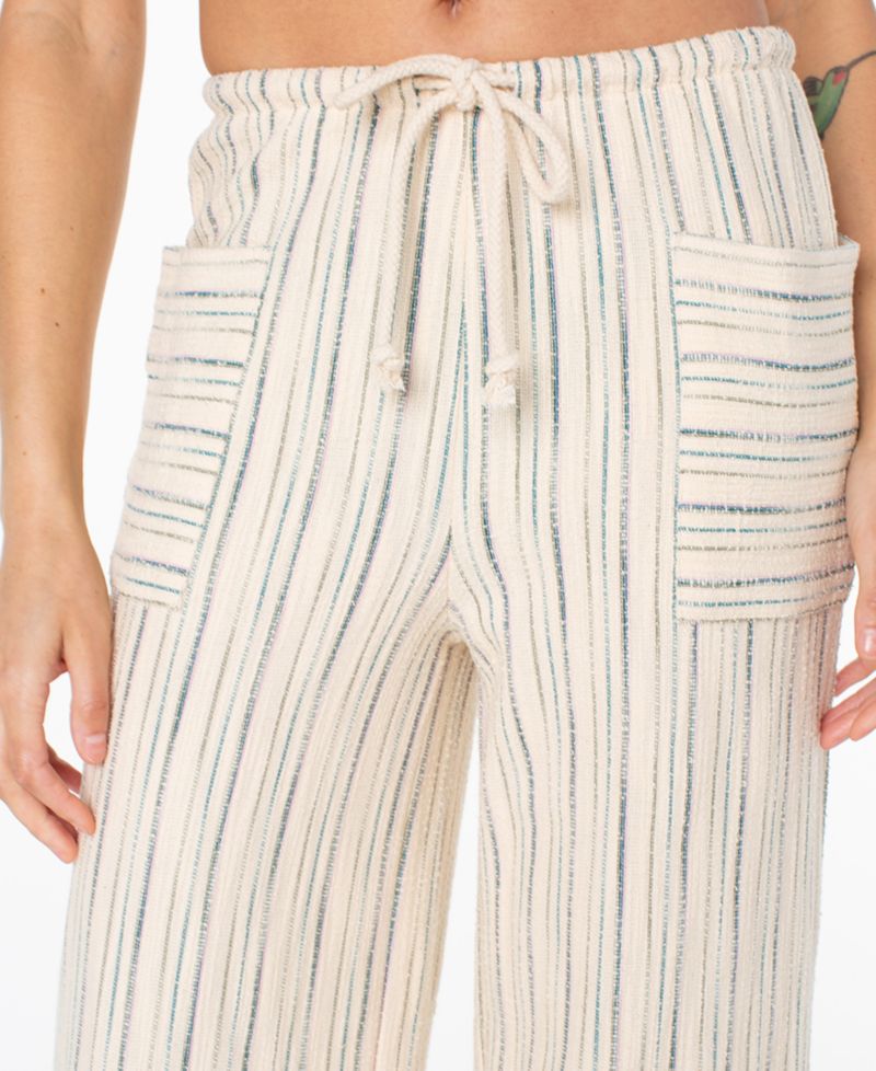 Women's High-Rise Beach Breeze Slub Stripe Pants