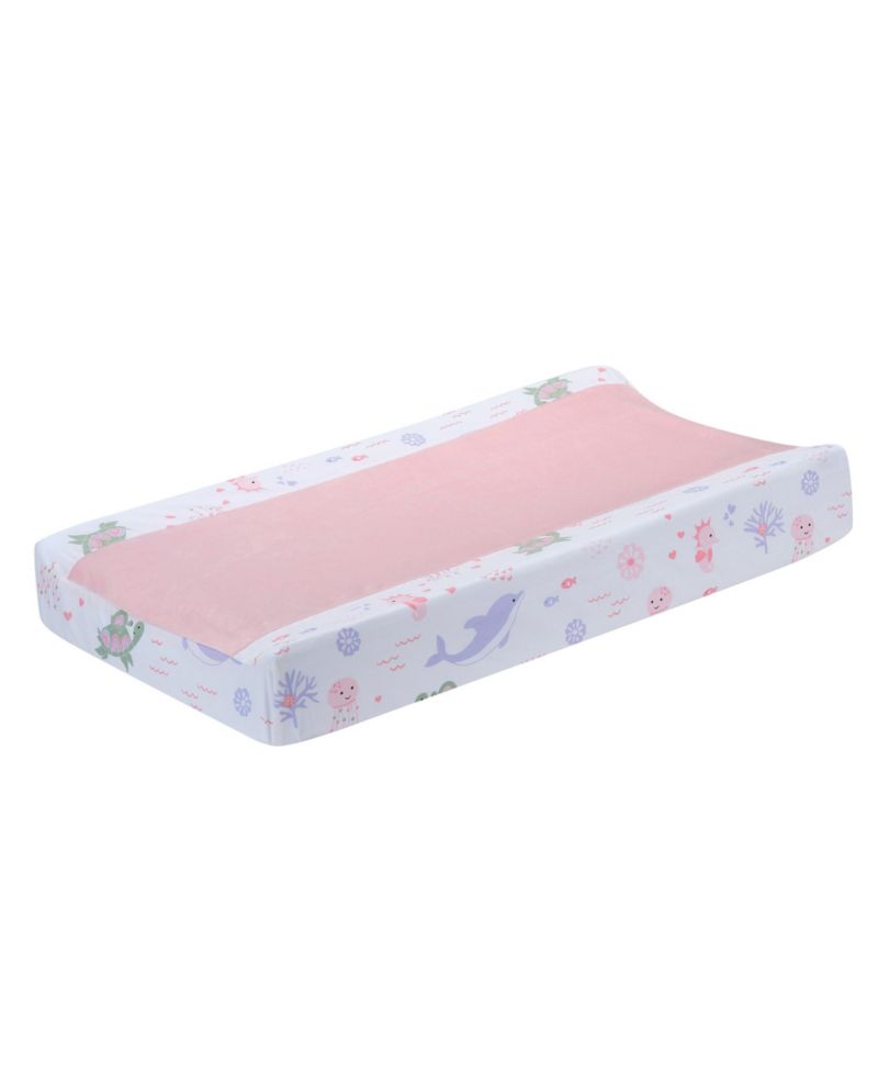 Lambs and Ivy Sea Dreams Dolphin/Turtle Underwater Nautical Changing Pad Cover