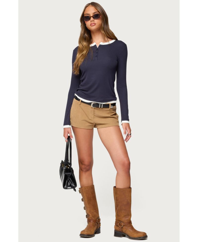 Women's Kyler Corduroy Micro Shorts