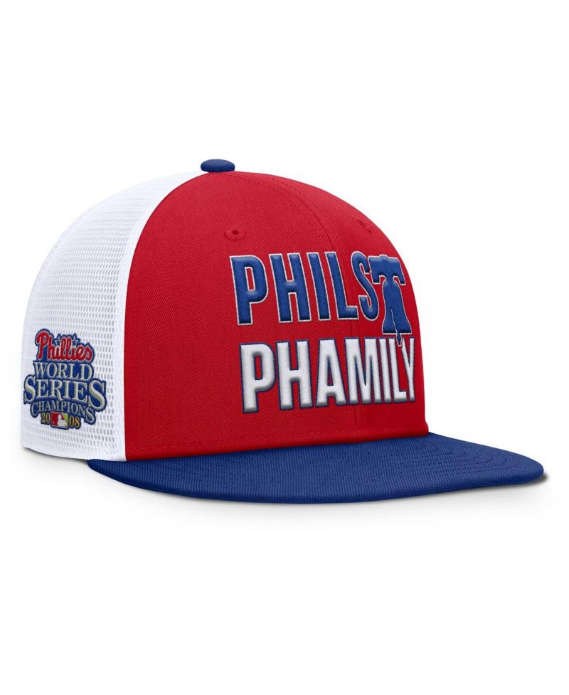 Men's Red Philadelphia Phillies Pro Trucker Snapback Hat