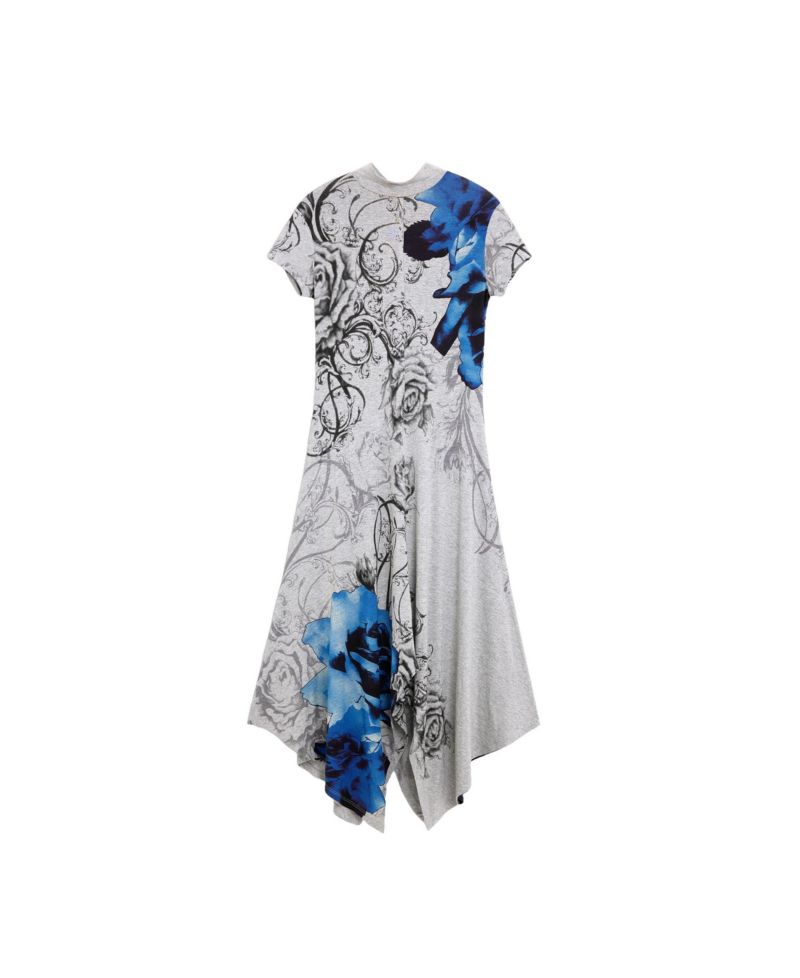 Women's printed halter midi dress