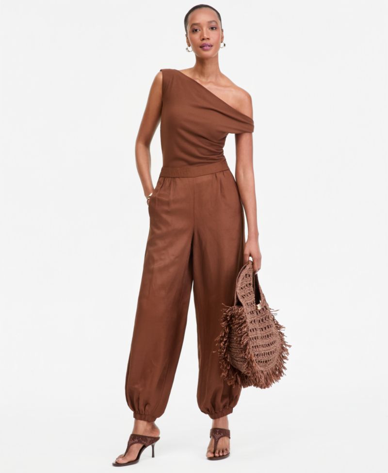 Salee Straw Shoulder Handbag