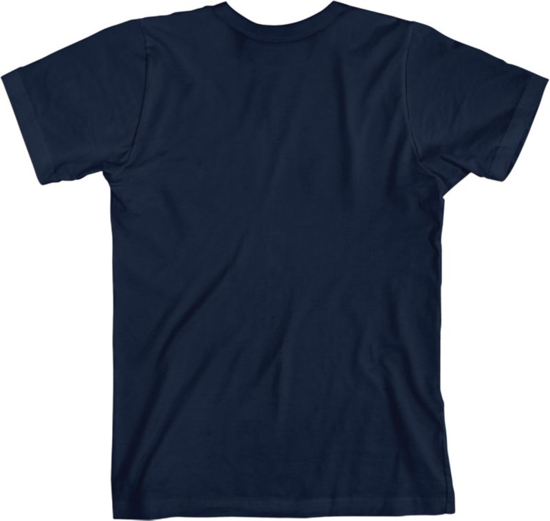 Let There Be Rock Navy Boy's Short-Sleeve T-shirt-XS