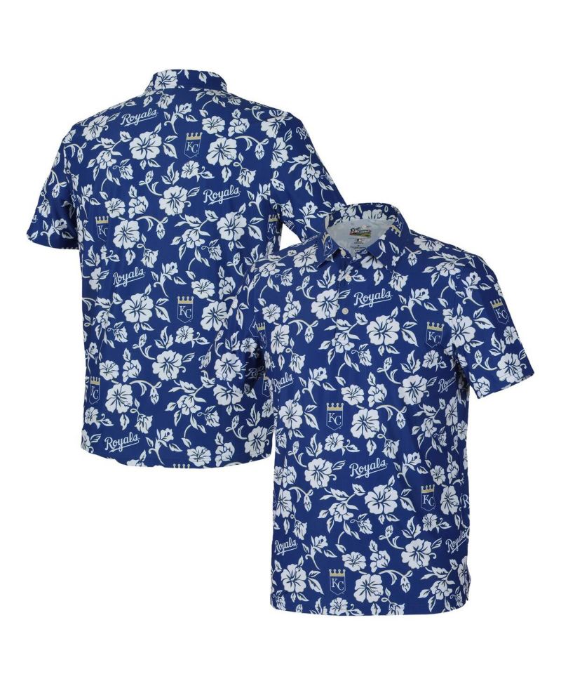 Men's Blue Kansas City Royals Pua Performance Polo Shirt