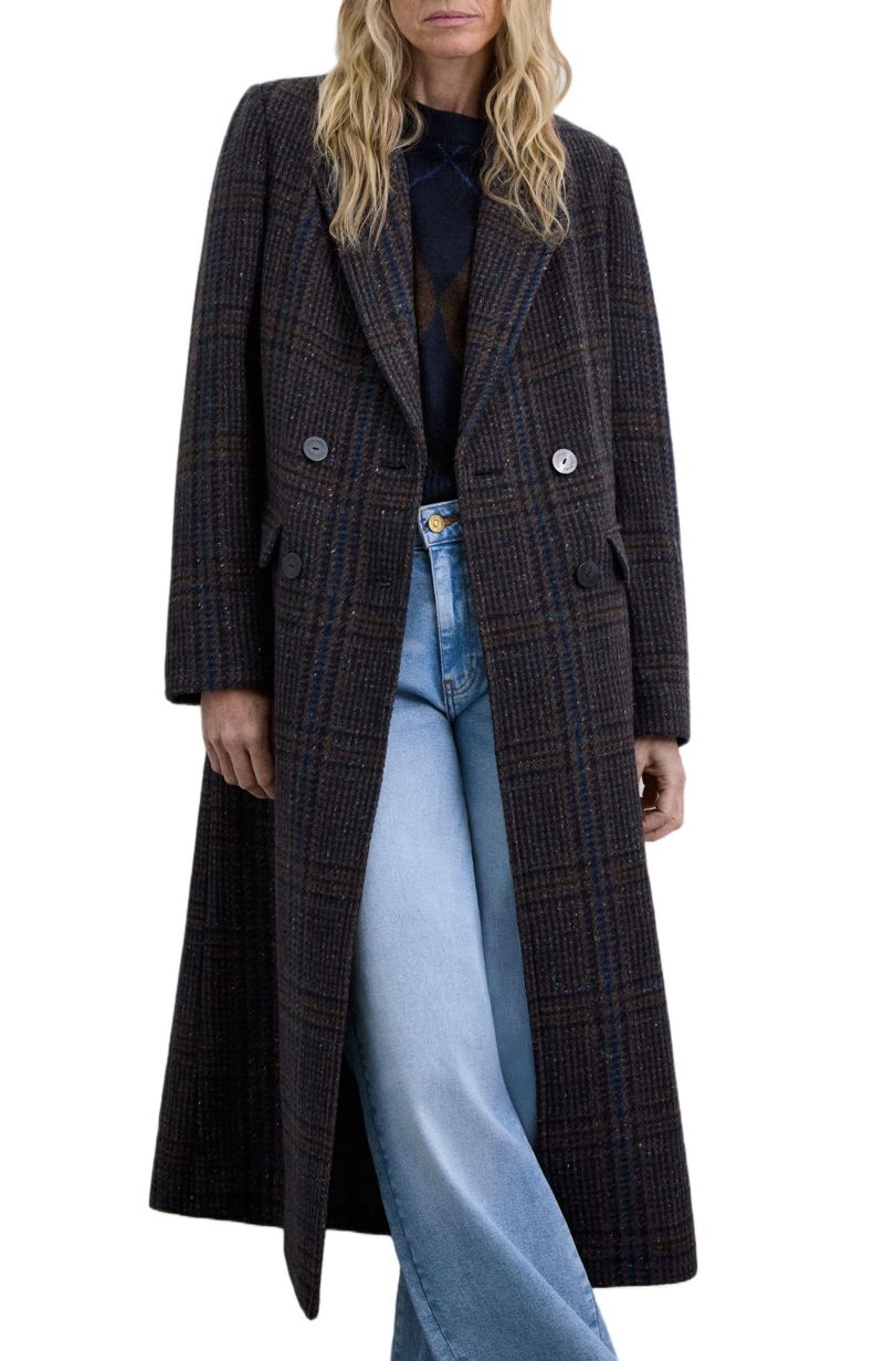 Women's check Coat