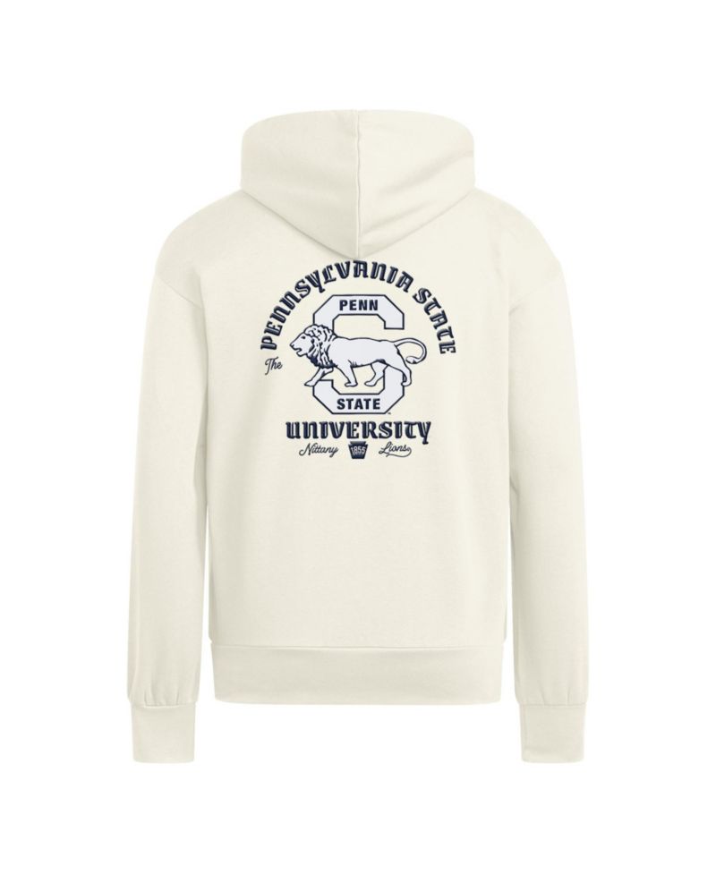 Men's Cream Penn State Nittany Lions Vintage Vault Premium Hoodie