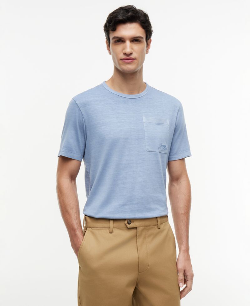 Men's Regular-Fit Smooth Touch Garment Dye Pocket T-Shirt