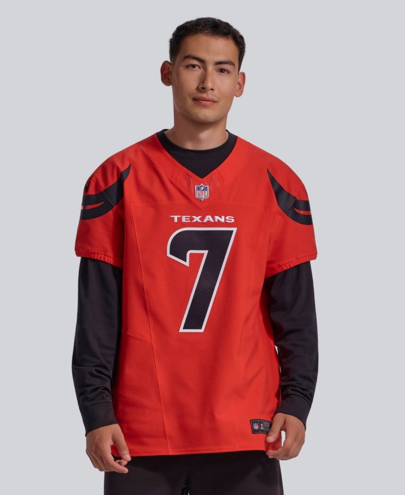 Men's C.J. Stroud Red Houston Texans Alternate Vapor F.U.S.E. Elite Jersey