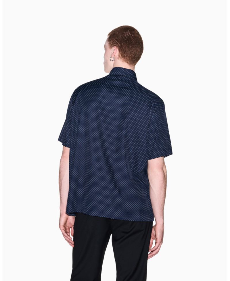 Men's Viscose All Over Logo Woven Shirt