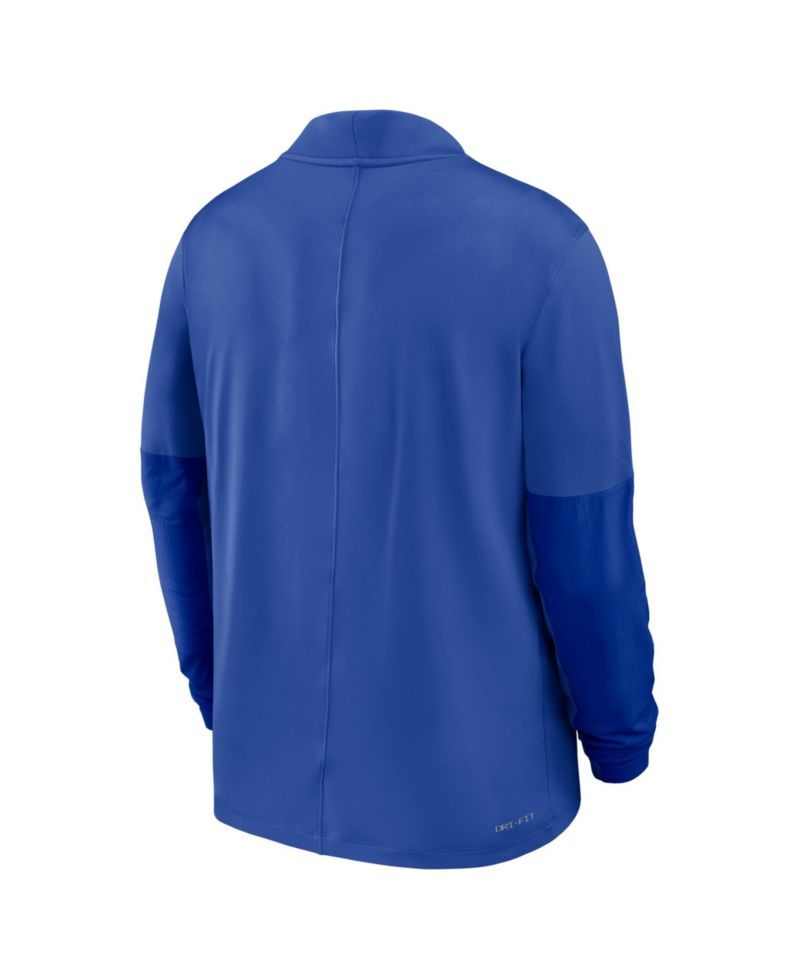 Men's Royal Kentucky Wildcats One Goal Performance Half-Zip Pullover Sweatshirt