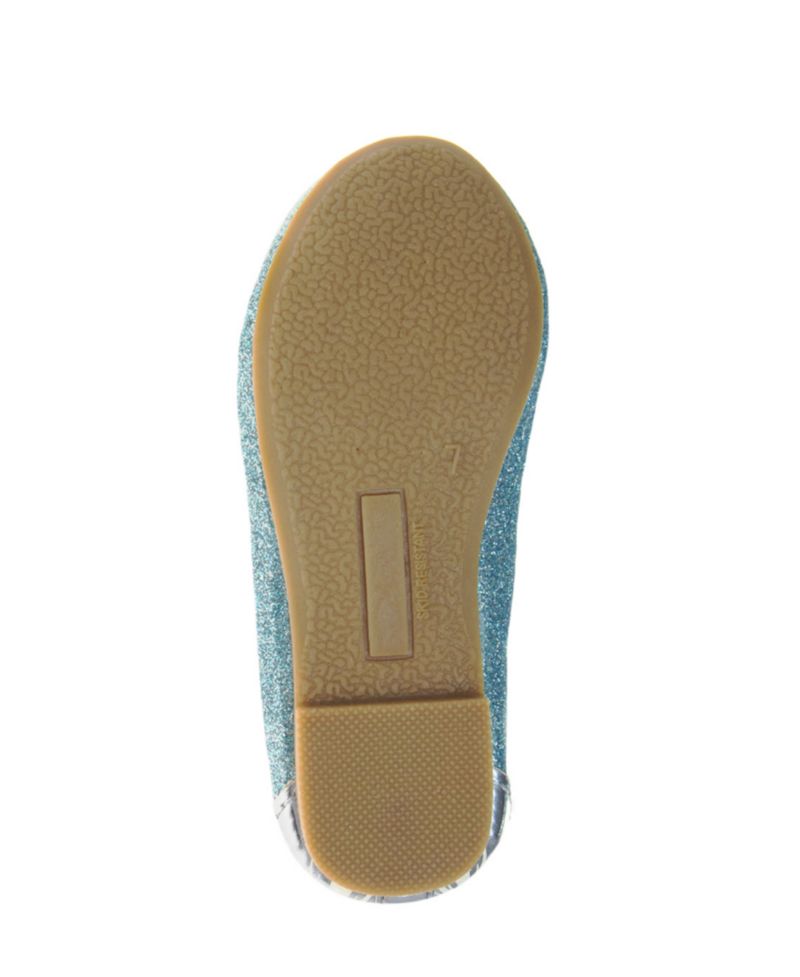Big Girls Frozen Flat Shoes ( 6 to 11 ) Fun Character Design Easy On/Off Comfort Fit Dress Style Sparkly Detail