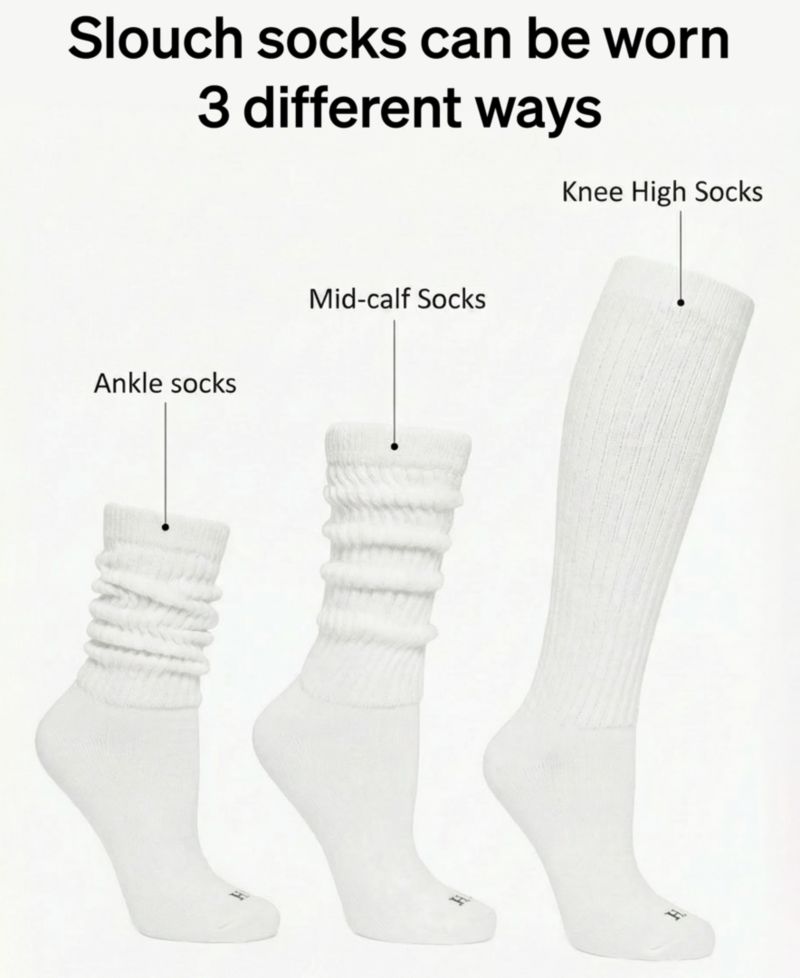 Women's 3-Pk. Slouch Socks