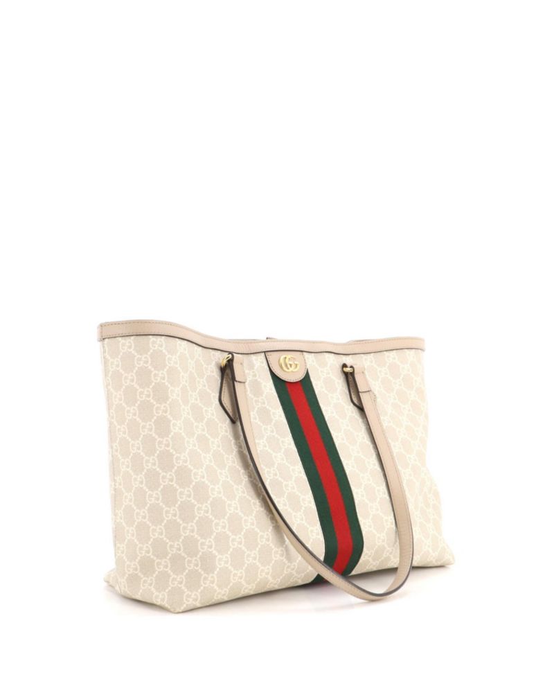 Medium Ophidia Shopping Tote GG Coated Canvas
