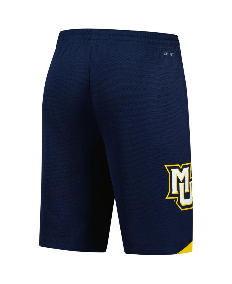 Men's Navy Marquette Golden Eagles Replica Basketball Shorts