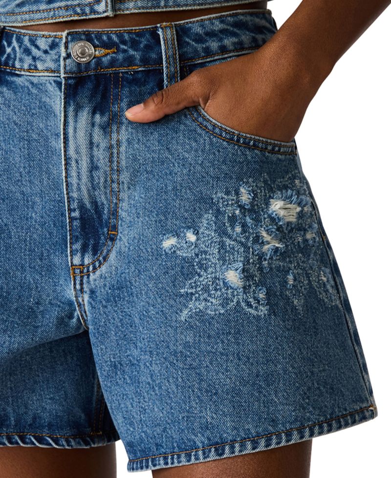 Women's Dally Mid-Rise Denim Shorts
