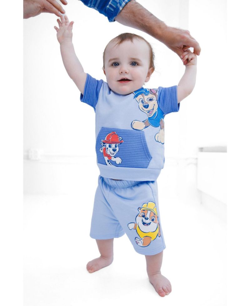 Baby Boys ( 0TO 3 to 24 M ) ' 2-Piece Hooded Tee and Shorts Set