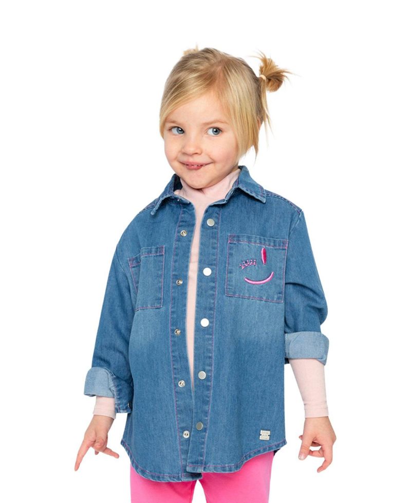Big Girls (6Y - 14Y) Denim Shirt