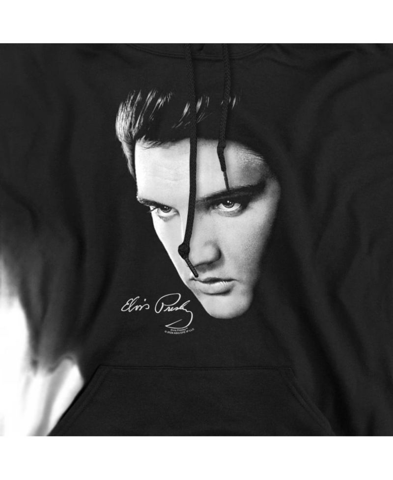 Men's Presley Face Graphic Pull-Over Hoodie