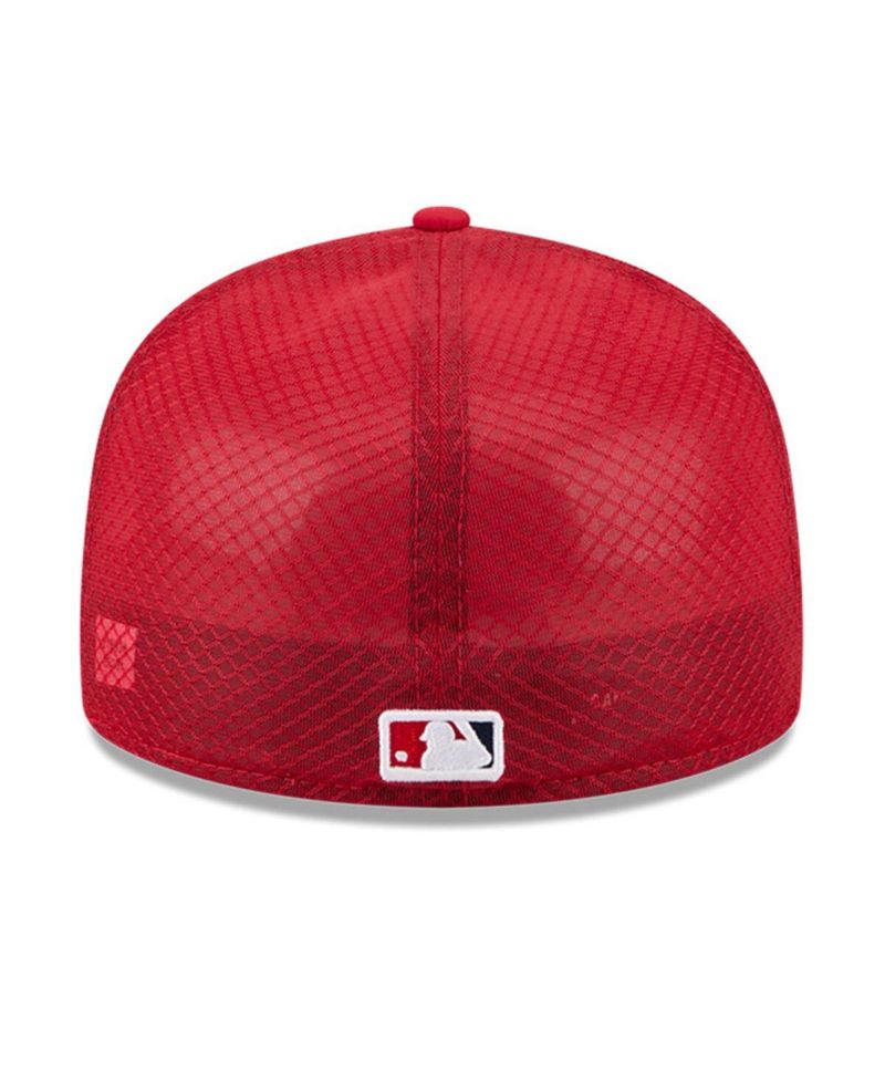 Men's Red Los Angeles Angels 2026 Batting Practice 59FIFTY Fitted Hat
